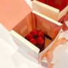 cake packaging box with ribbon