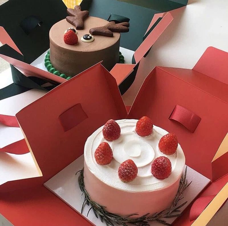 Birthday Cake Folding Box