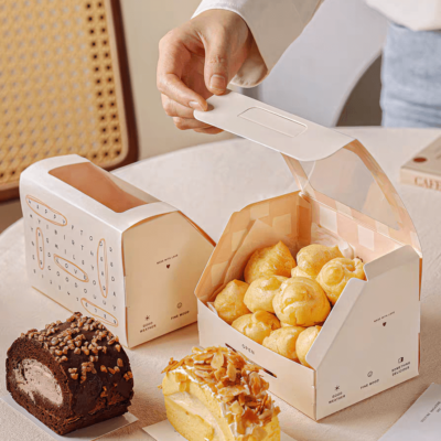 Window puff packaging box