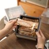 Cookie packaging box with clear sleeve candy