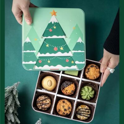 Christmas cookies packaging box