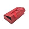 High-grade jewelry valentine’s day gift flip paper box with rose petals decoration