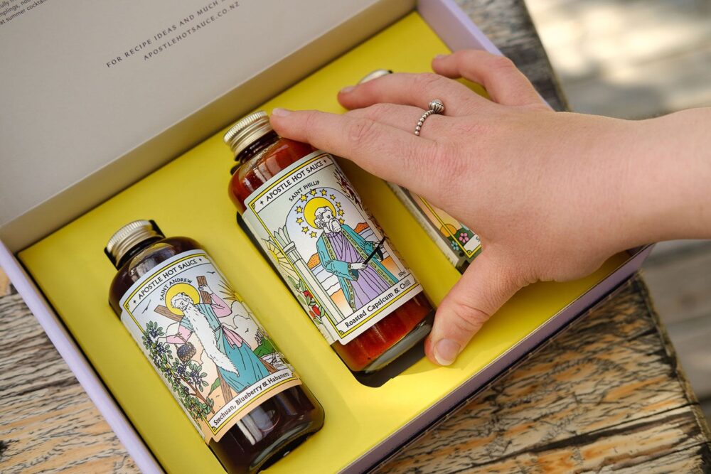 Apostle   Custom Hot Sauce corrugated boxes