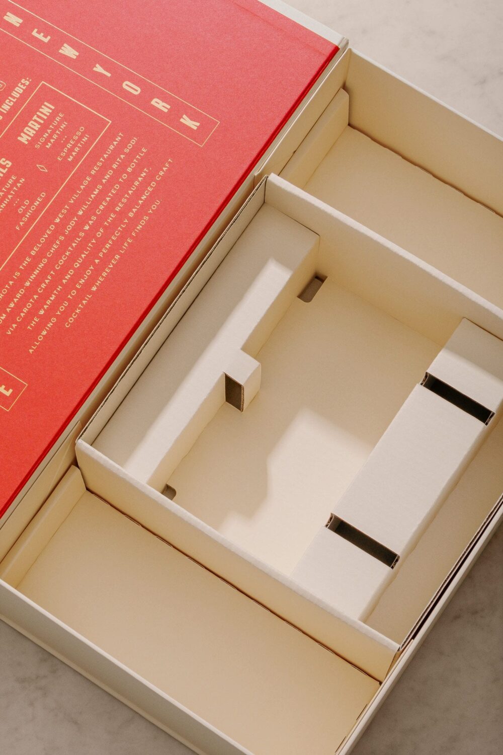 Unveiling the Elegance: Custom Ready-to-Pour Cocktails Rigid Boxes by Carota Stranger & Stranger