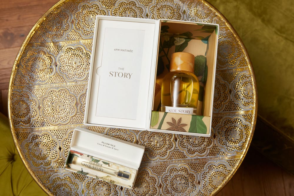 custom rigid and corrugate boxes：Discover the Artistry Behind Side Story Perfume