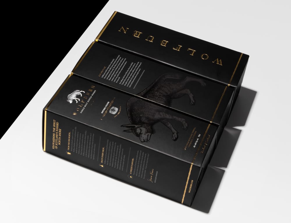 Custom whisky packaging Luxury rigid boxes Creative whisky box design Reimagined brand packaging Special edition whisky cartons