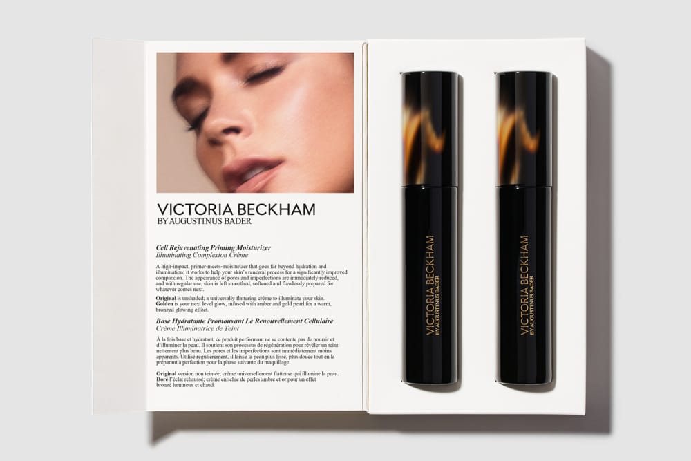 Victoria Beckham Beauty packaging Clean cosmetics packaging Recyclable beauty packaging FSC® approved luxury packaging Sustainable makeup packaging