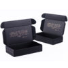 Black Corrugated Clothing Box