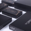 Black Corrugated Clothing Mailer Box Kali Apparel Packaging Boxes (4)