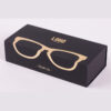 Black Rigid Cardboard Glasses Drawer Packaging Box Custom Glasses Paper Boxes (4)