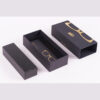 Black Rigid Cardboard Glasses Drawer Packaging Box Custom Glasses Paper Boxes (5)