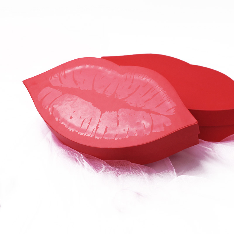 Custom Creative Lip Shaped Gift Packaging Boxes Luxury Paper Boxes.Com (5)