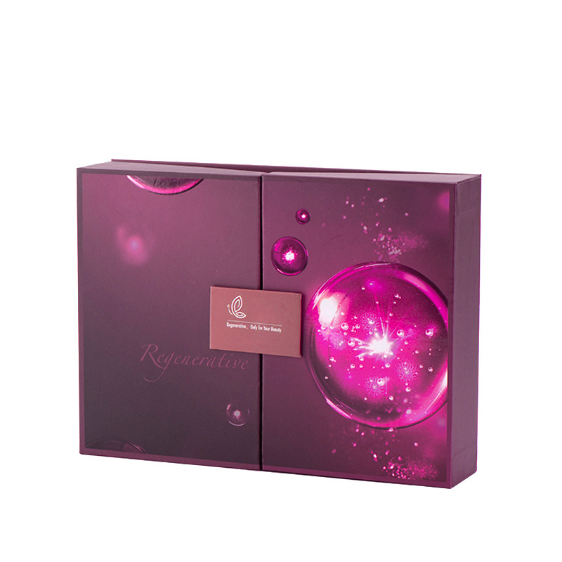 Custom Double Door Cosmetic Serum Dropper Bottle Packaging Gift Boxes Luxury Paper Box.Com