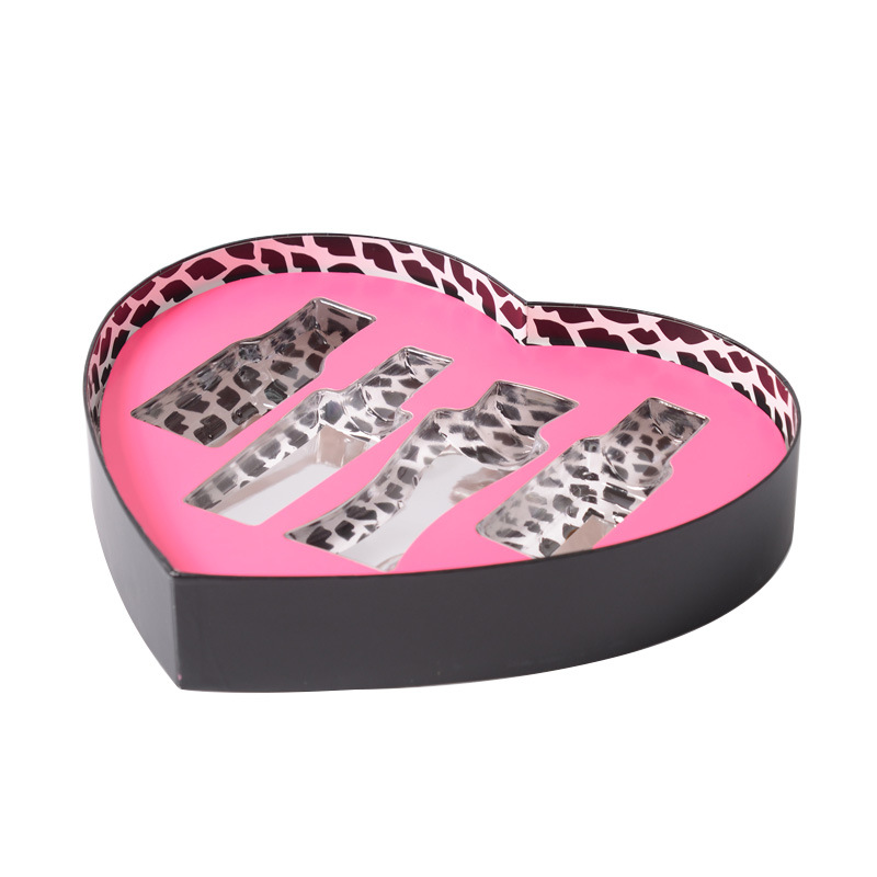 Custom Heart Shape Cosmetic Packaging Boxes Luxury Paper Box.Com (2)