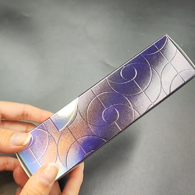 Purple Perfume Folding Box