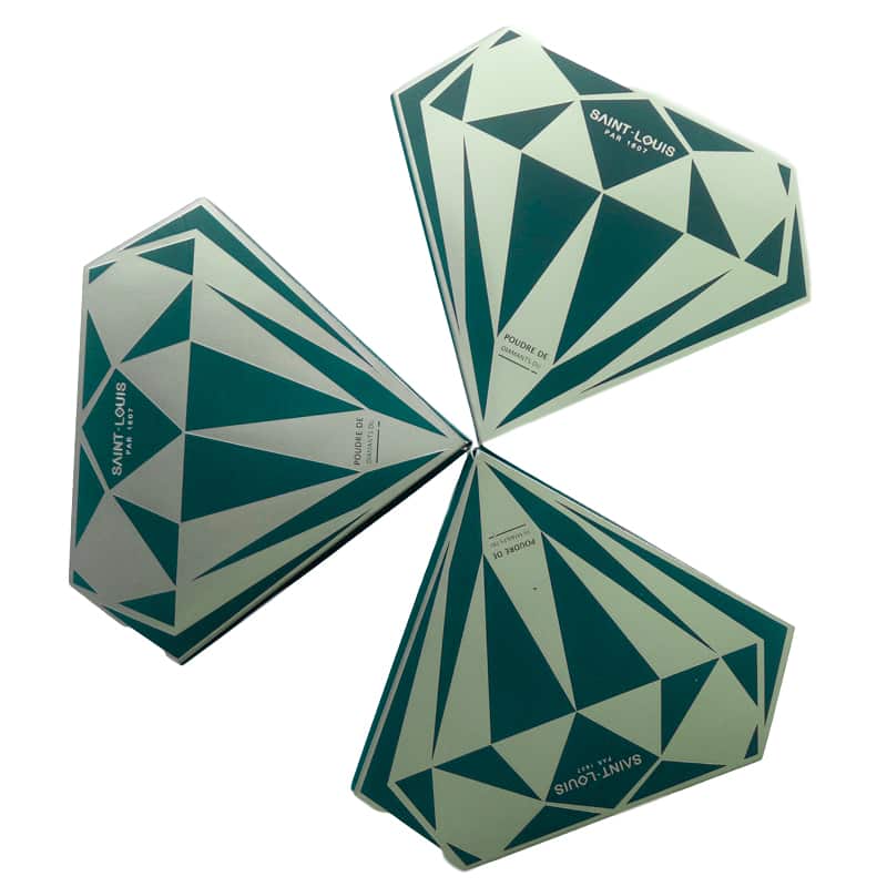 Diamond Shaped Perfume Box Kali Custom Fragrance Packaging Boxes