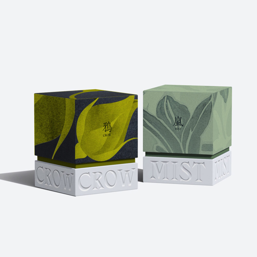 Embossed Square Perfume Packaging