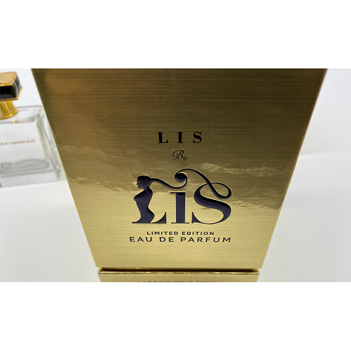Gold Paper Square Perfume Packaging KALI (2)