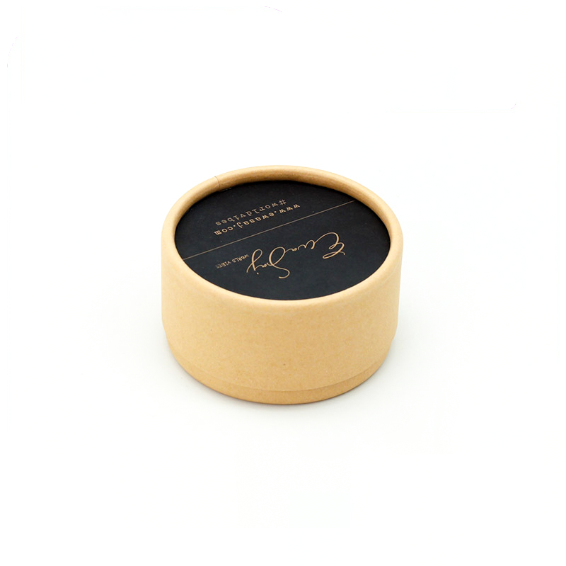 Mini Lid Bottom Round Box Kraft Box Manufacturer KALI (3)