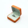 Orange Leatherette Ring Gift Box Jewelry Box Supplier KALI (2)