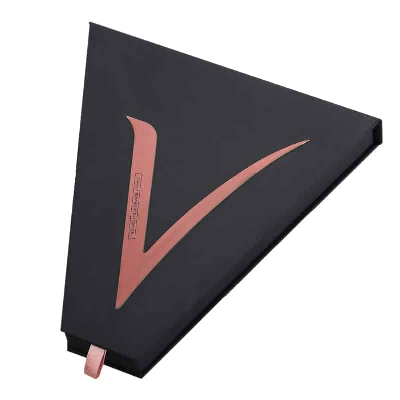 V Shaped Magnetic Perfume Packaging Box Kali Custom Paper Fragrance Boxes