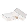 White Collapsible Wedding Box with Ribbon Kali Custom Foldable Boxes (3)