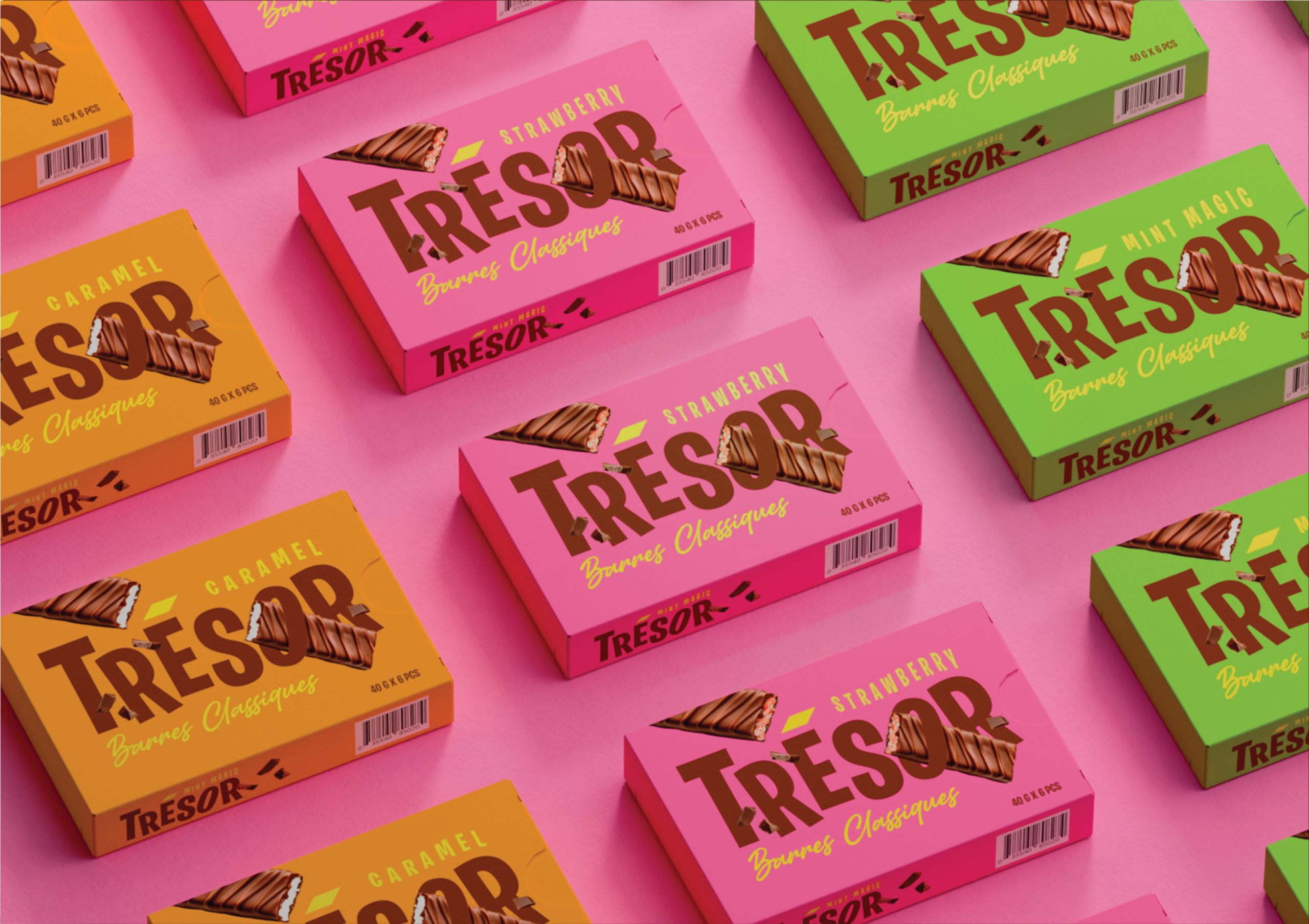 Custom Trésor candy boxes