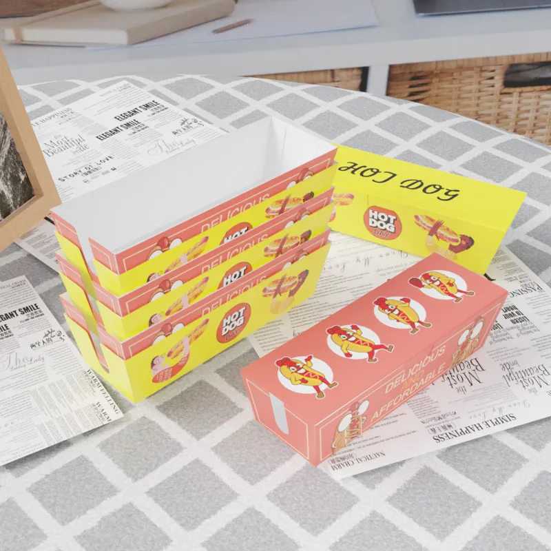 Hot Dog Paper Boxes
