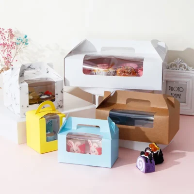 Window Suitcase Cake Boxes