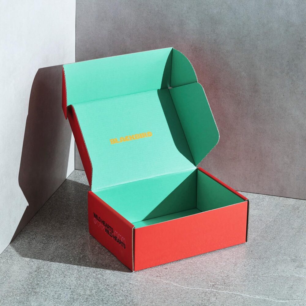 Custom Red Corrugated Boxes