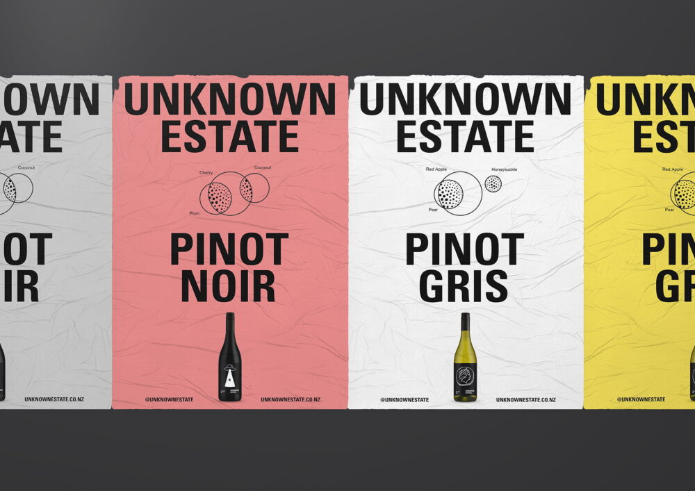Unknown Estate Wine Packaging