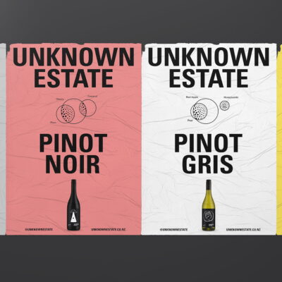 Unknown Estate Wine Packaging