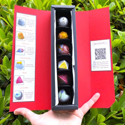custom chocolatebye rigid box